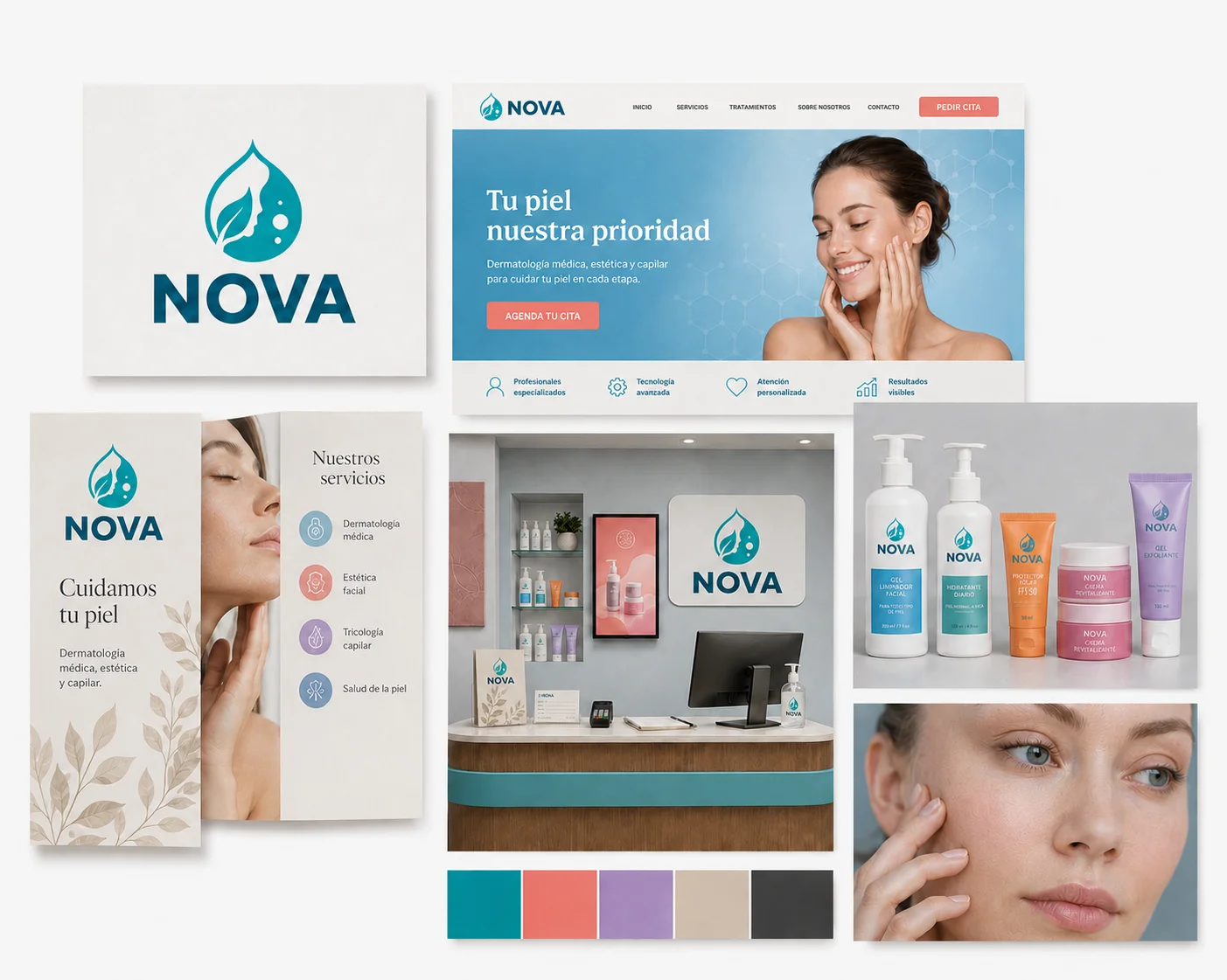 Identidad y comunicación de Nova antes del rediseño